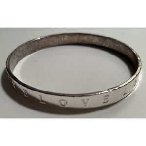 LOVE Bangle-Silver